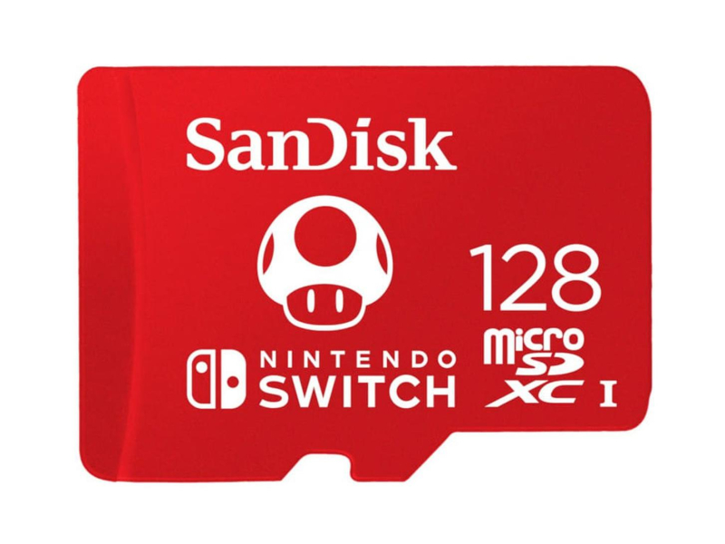 Sandisk 128GB microSDXC 100MB/s A1 V30 Nintendo Switch